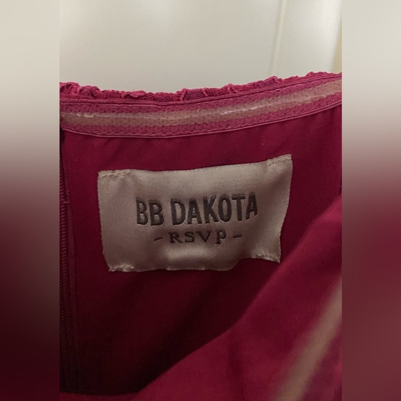 BB Dakota Raspberry Lace Mini Dress Size S/M (see description) - Picture 8 of 8